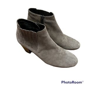 Aquatalia Fallyn Booties in Taupe Waterproof Size 9.5